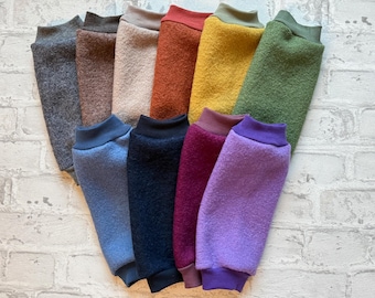 Paar Stulpen Bein Walk Beinstulpen Schurwolle Wollwalk Walkloden Winter Kinder Bestseller Baby Mädchen Junge Waldkinder Erwachsene 4 Größen