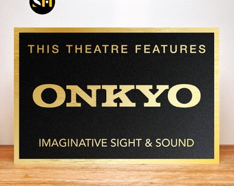 Onkyo | Home Theatre Signs | Signage | Cinema Decor