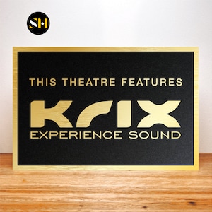 Krix | Home Theatre Signs | Signage | Cinema Decor
