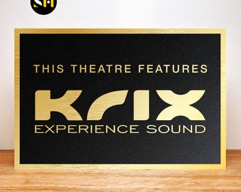 Krix | Home Theatre Signs | Signage | Cinema Decor