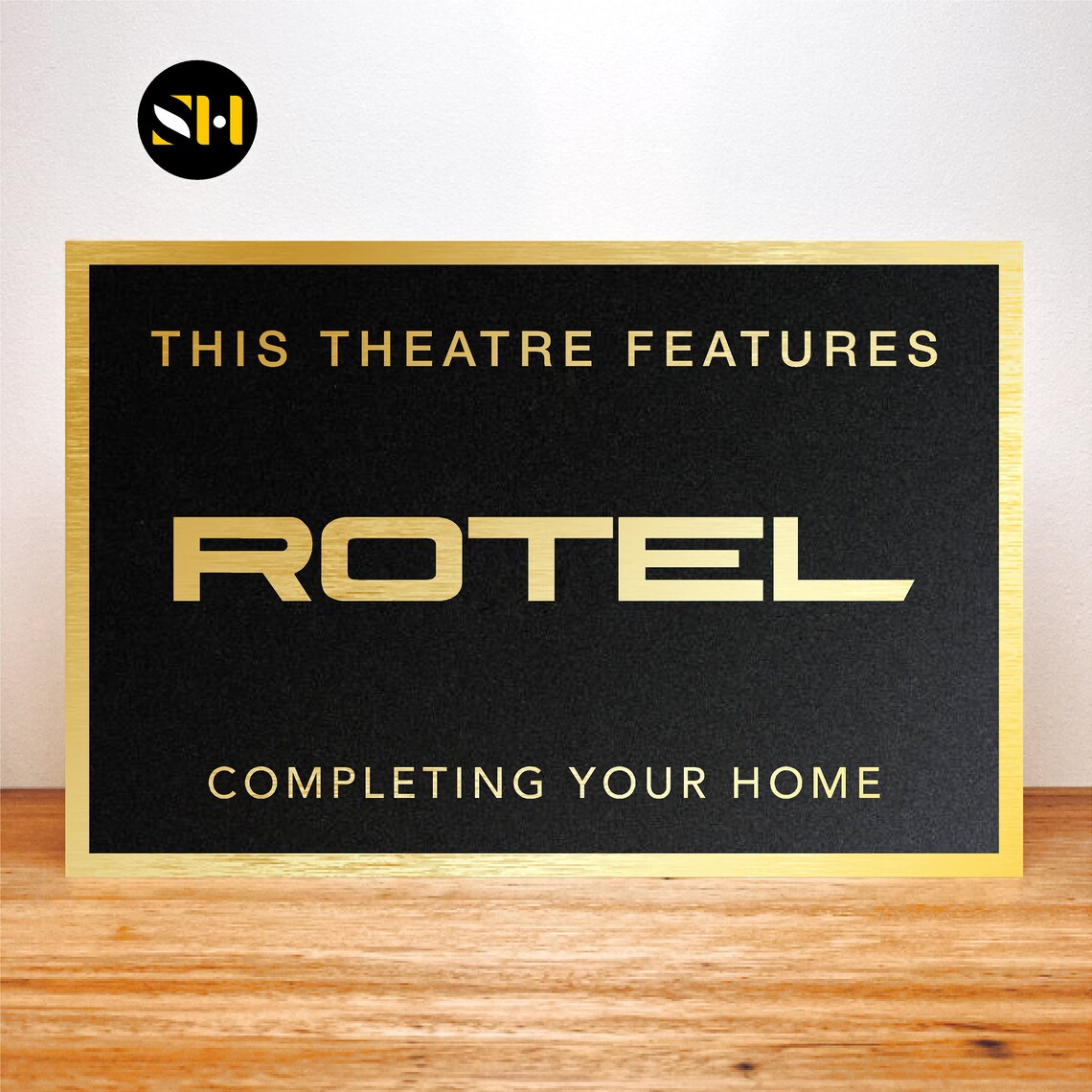 Rotel Sign Rotel | Home Theatre Signs | Signage | Cinema Decor - Etsy