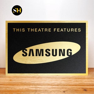Samsung | Home Theatre Signs | Signage | Cinema Decor