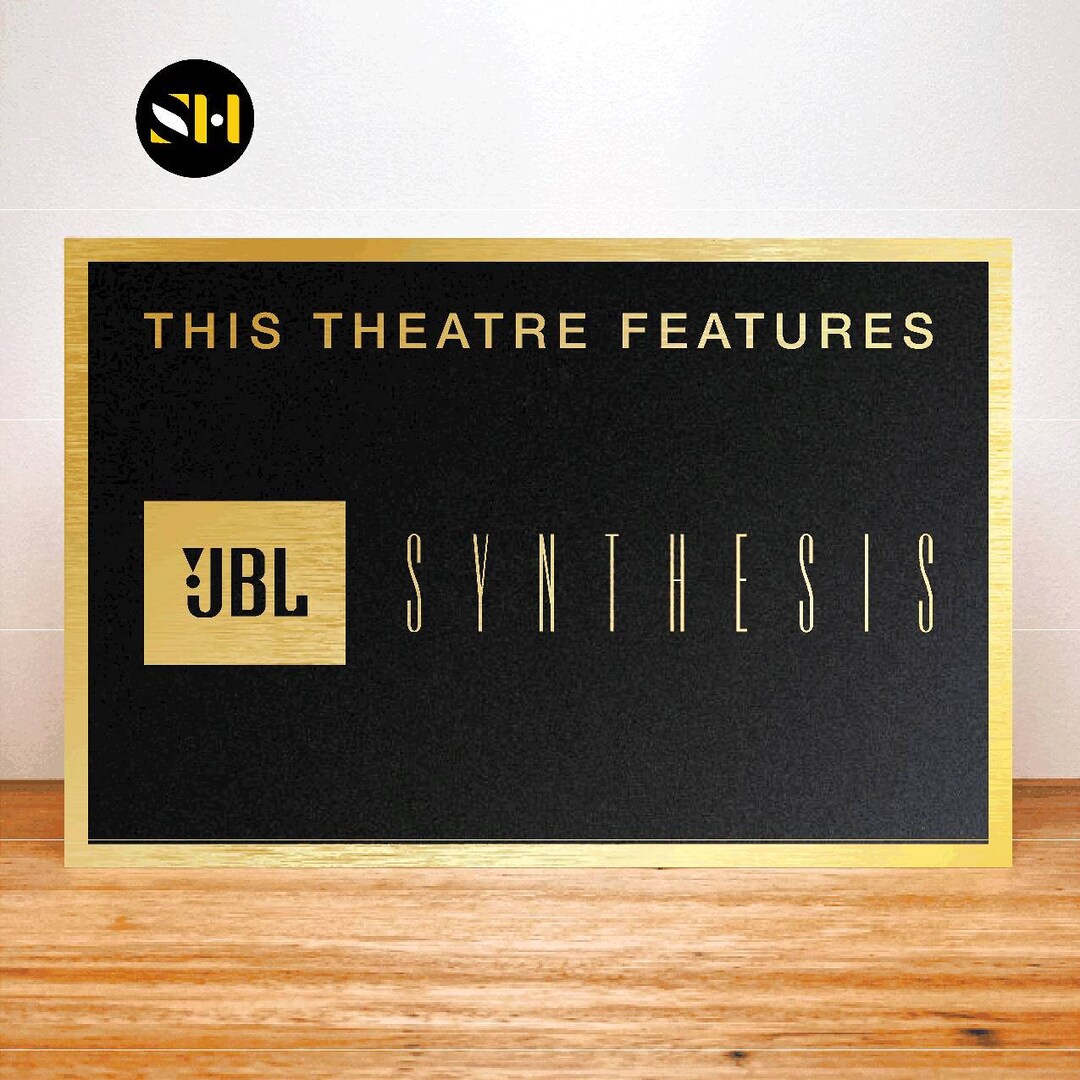 JBL SYNTHESIS Home Theatre Signs Signage Cinema Decor Etsy