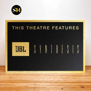 JBL SYNTHESIS | Home Theatre Signs | Signage | Cinema Decor