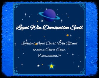 Legal Win Domination Ritual, Court Case Ritual,Hoodoo Court Case Spell,Digital Download PDF