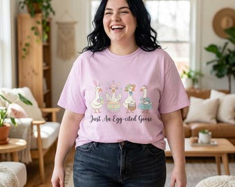 Koszulka wielkanocna Viral Goose | Zabawny wzór gęsi