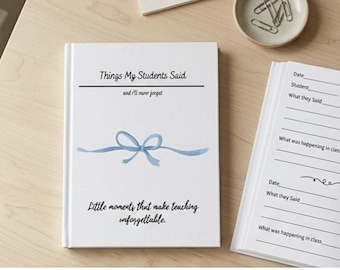 Dziennik nauczyciela | Zabawne cytaty uczniów, pamiątka z klasy (PDF)