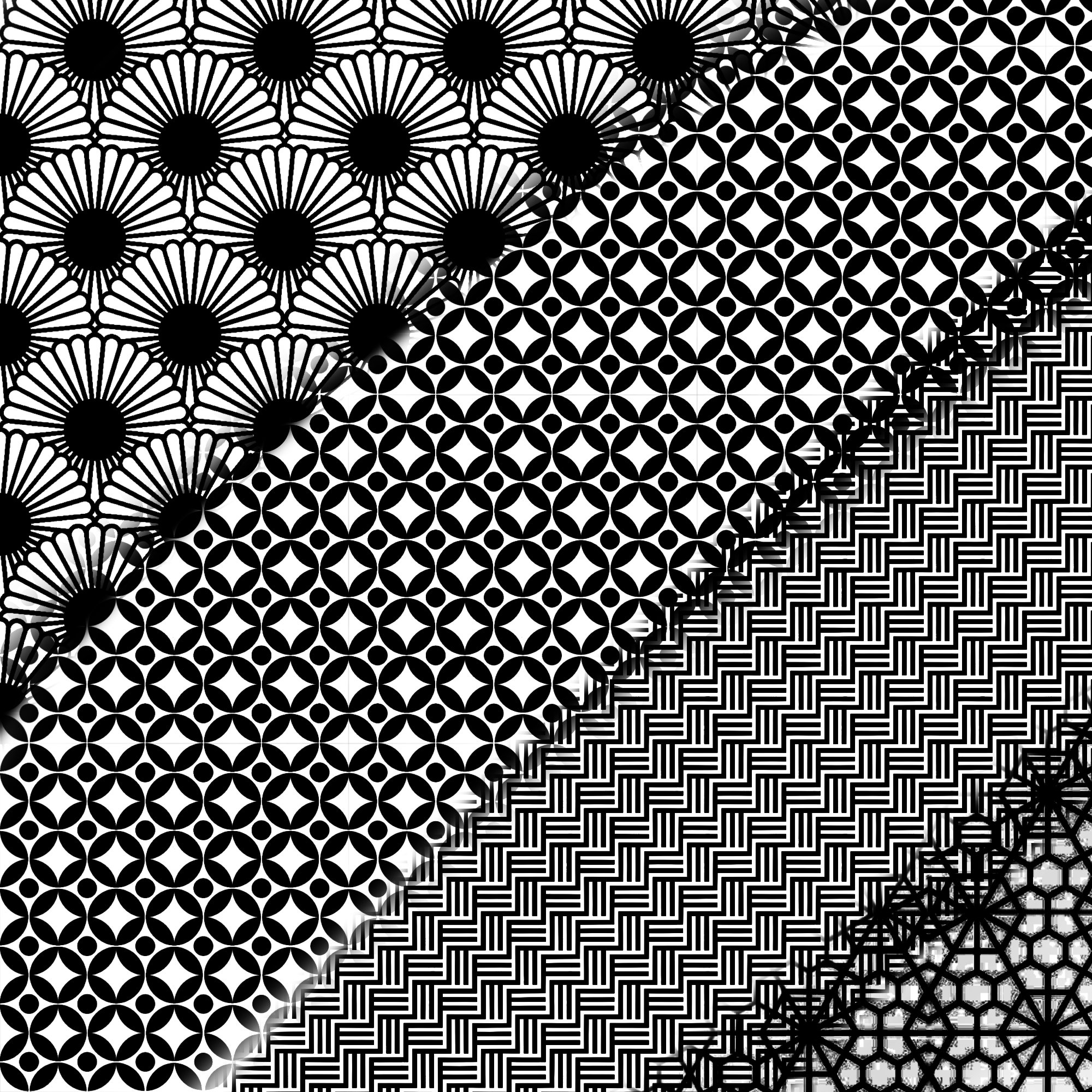 24 Procreate Stamp Geometric Pattern Procreate Brushes Etsy