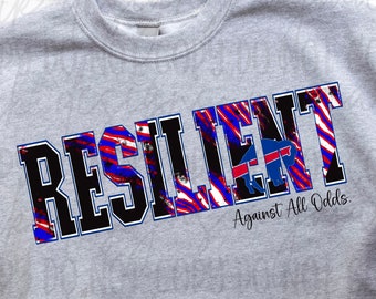 Resilient | Instant Download | Png | Buffalo | Buffalo Football | Bills