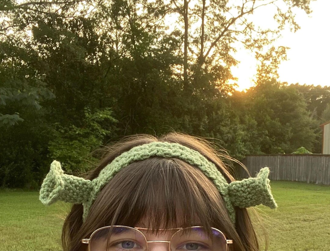 Shrek Ears On Headband Child Ogre Green main image 0