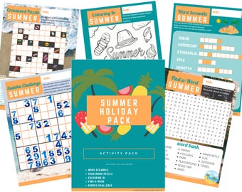 Summer Holiday Activity Pack (4 fun puzzles)