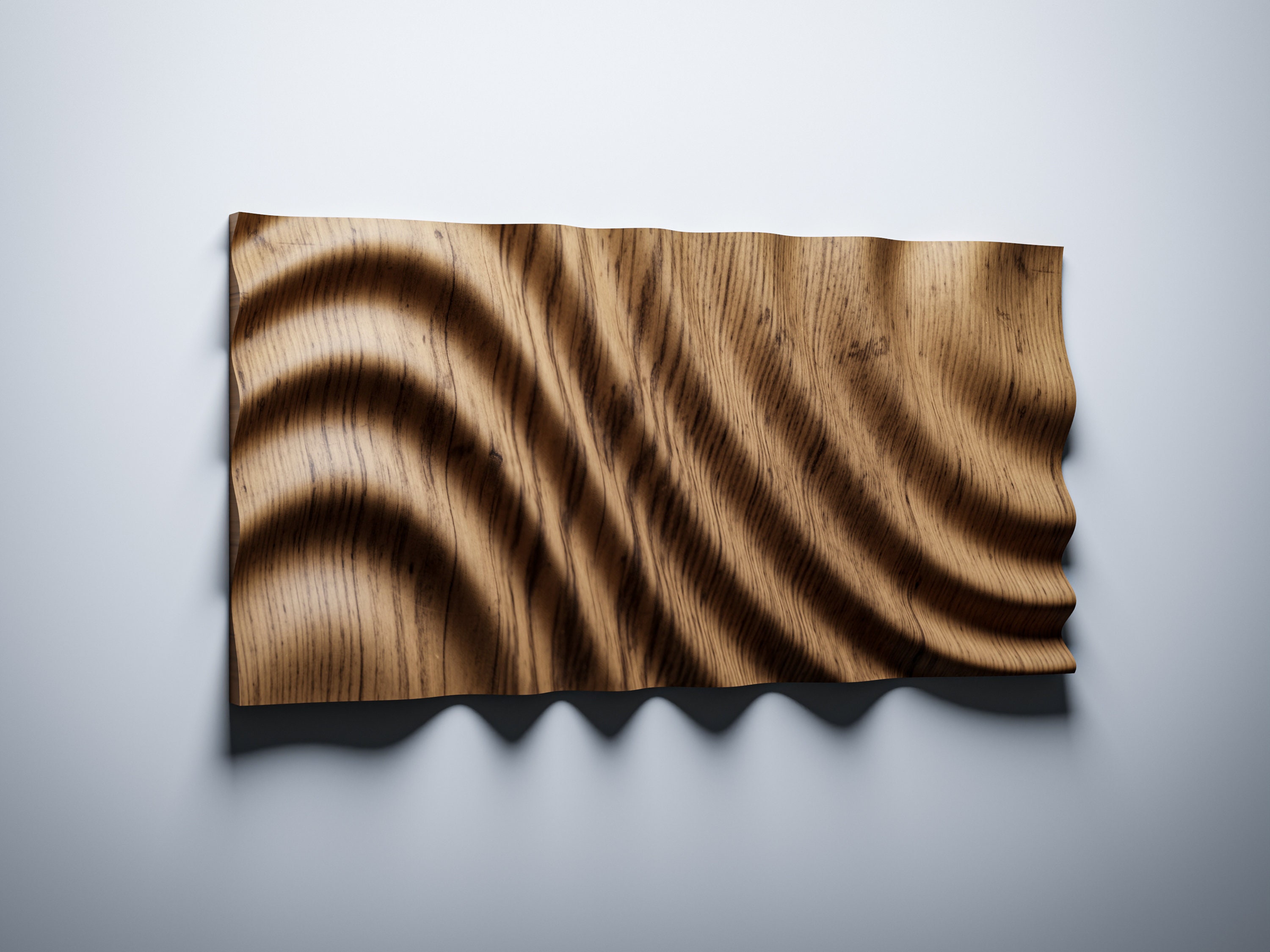 ウォーターリップル3DウォールパネルCNC STLファイル：木彫りデザイン - Etsy 日本