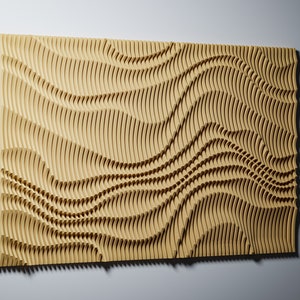Parametric design | wooden wall hanging  | CNC files for wood router or CNC laser | PP5