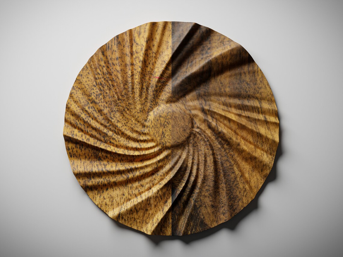Cnc Router Wall Art STL Files Pack, Wood Carved Panels Drapery Fan ...