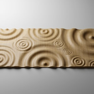 3d model cnc router water ripple pattern