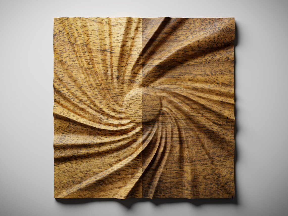 Cnc Router Wall Art STL Files Pack, Wood Carved Panels Drapery Fan ...