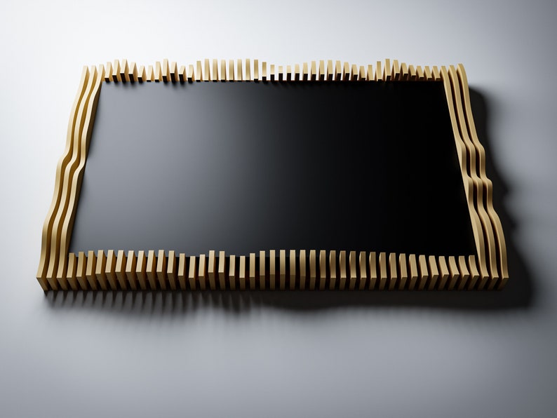 Parametric wavy pattern frame
