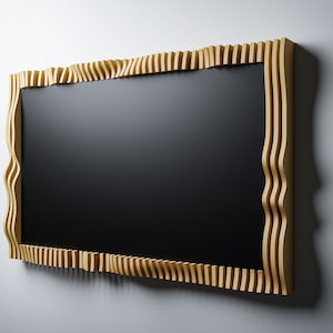Parametric design wall frame | custom CNC cutting files | CNC template | PF2