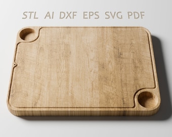 Vassoio di portata, file CNC per legno, file STL e vettoriali, ST1