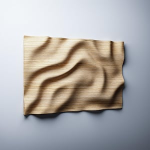3D wavy panel CNC design in STL format for CNC machine projects