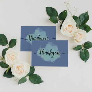 Druckbare Danksagung, Karte, druckbare Karte digitaler Download, digitale Dankeskarte, beste Danksagungskarten für Freunde und Familien
