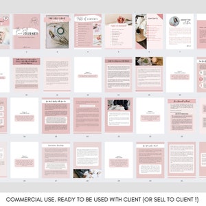 Self Love Done for You Ebook for Life Coach Workbook Canva Template ...