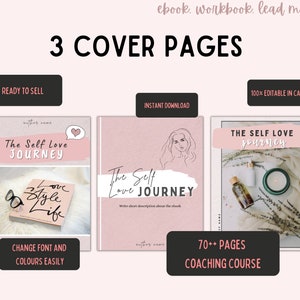 Self Love Done for You Ebook for Life Coach Workbook Canva Template ...