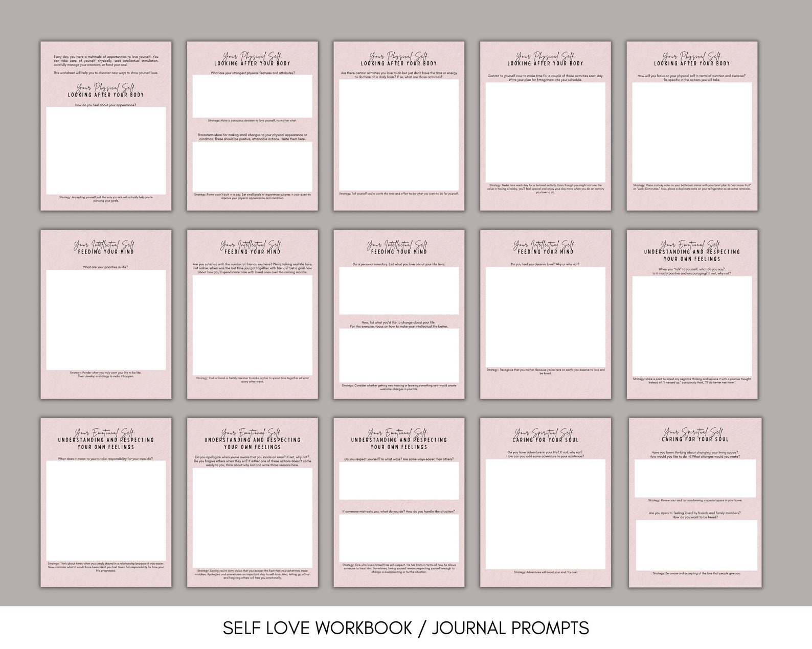 Self Love Done for You Ebook for Life Coach Workbook Canva Template ...