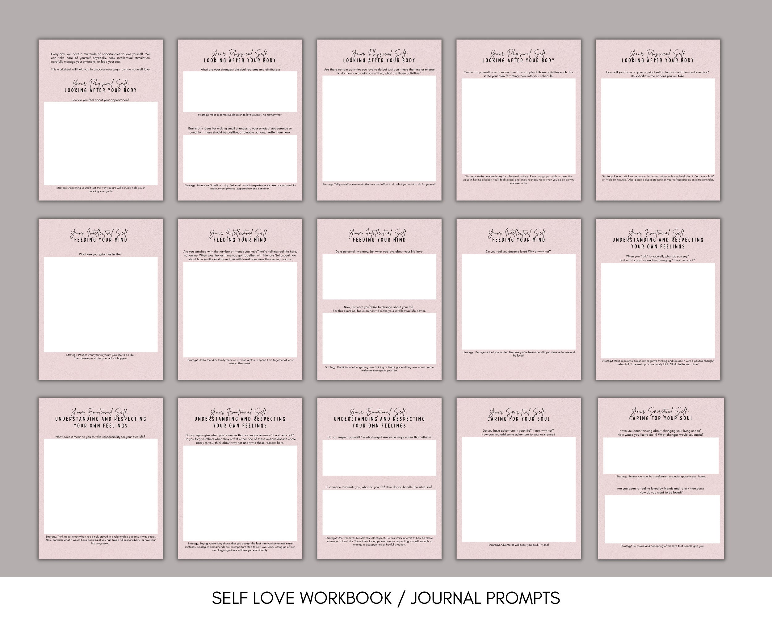 Self Love Done for You Ebook for Life Coach Workbook Canva Template ...