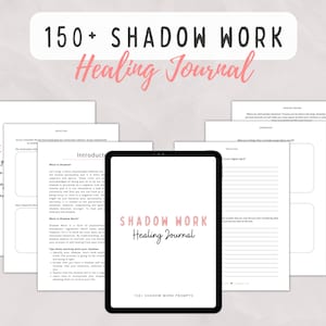 Shadow work journal prompt for mental health therapy journal printable book of shadows digital journal prompts done for you digital planner