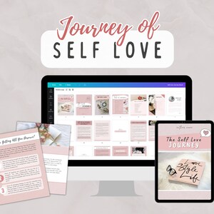 Self Love Done for You Ebook for Life Coach Workbook Canva Template ...