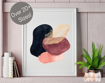 Digitaler Download | Vergleichstabelle | Boho Stil Kunstdrucke | Druckbare Wandkunst | Mid Century Modern | Abstrakte Wandkunst | Moderne Wandkunst