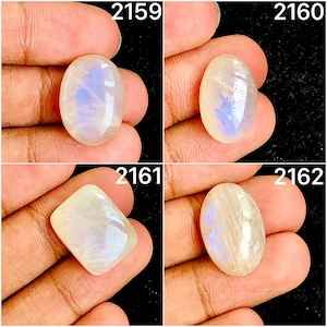 Natural Belomorite Moonstone  Cabochon African Moonstone Wholesale Lot Cabochon By Weight With Different Sizes ForJewelry Making(2159-2162)