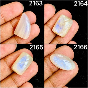 Natural Belomorite Moonstone  Cabochon African Moonstone Wholesale Lot Cabochon By Weight With Different Sizes ForJewelry Making(2163-2166)