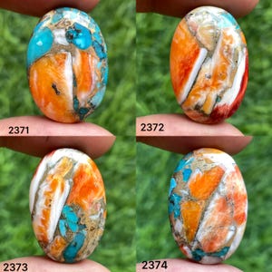Natural Oyster Copper Turquoise Cabochon,Oyster Cabochon,Spiny Oyster Gemstone,Loose Cabochon, Spiny Oyster Used For Jewellery Making