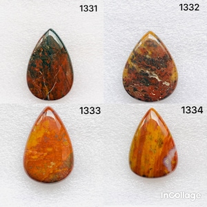 Natural BloodStone Cabochan Loose Gemstone Wholsale Lot Cabochan By Different Sizes And Shapes Used For Jewelry Making AAA+++(1331-1334))