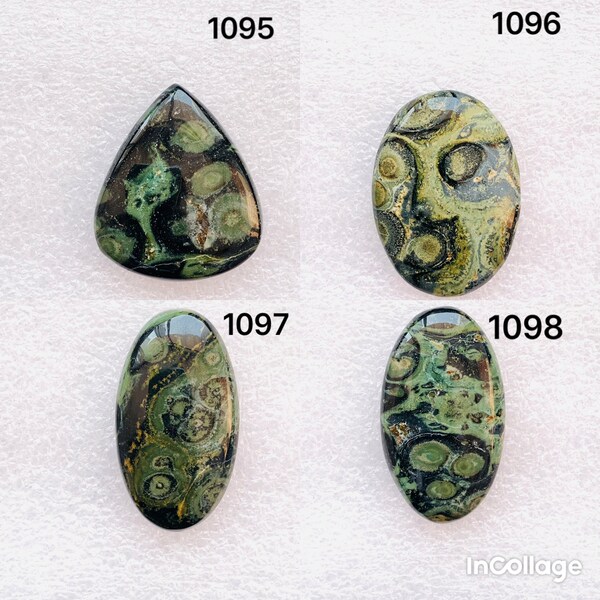 Natural Star Galaxy Kambaba Jasper Loose Gemstone Wholsale Lot Cabochan By Different Sizes And Shapes Used ForJewelry AAA++Quali (1095-1098)