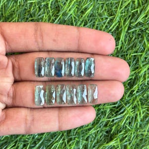6x12MM Natural Bio Green Kyanite Rosecut Gemstone Cushion Shape Kyanite 12pcs lot Top Quality Stone, Kyanite Rosecut pendant-jewelry making.