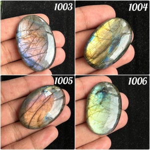 Natural Labradorite Cabochon, Blue Fire Labradorite Gemstone, Labradorite Cabochon, Labradorite Cab, Making, pendant Jewelry (1003-1006)