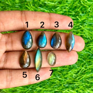 Natural Labradorite Cabochon, Blue Fire Labradorite Gemstone, Labradorite Cabochon, Labradorite Cab, Making, pendant Jewelry