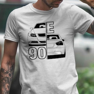 T-Shirt - E90 split, Geschenk für Petrolheads