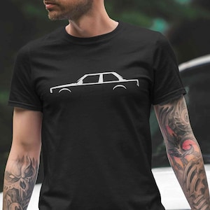 T-Shirt - E30 Silhouette, Print, Geschenk für Petrolheads