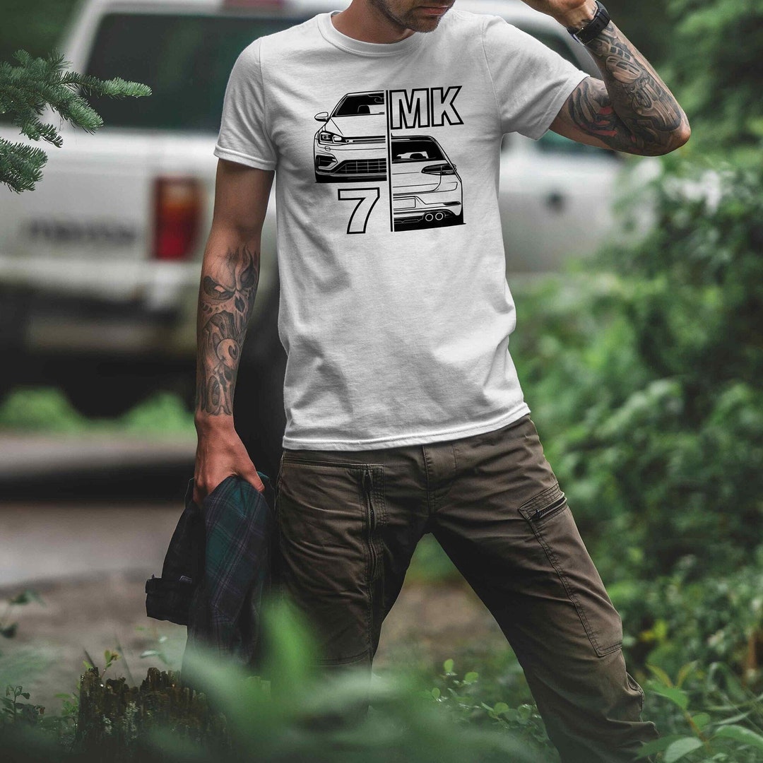 T-shirt - Golf MK7 Split Print, R Line, Golf 7 R, Gift for