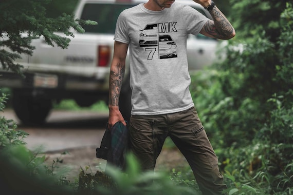 T-shirt - Golf MK7 Split Print, R Line, Golf 7 R, Gift for