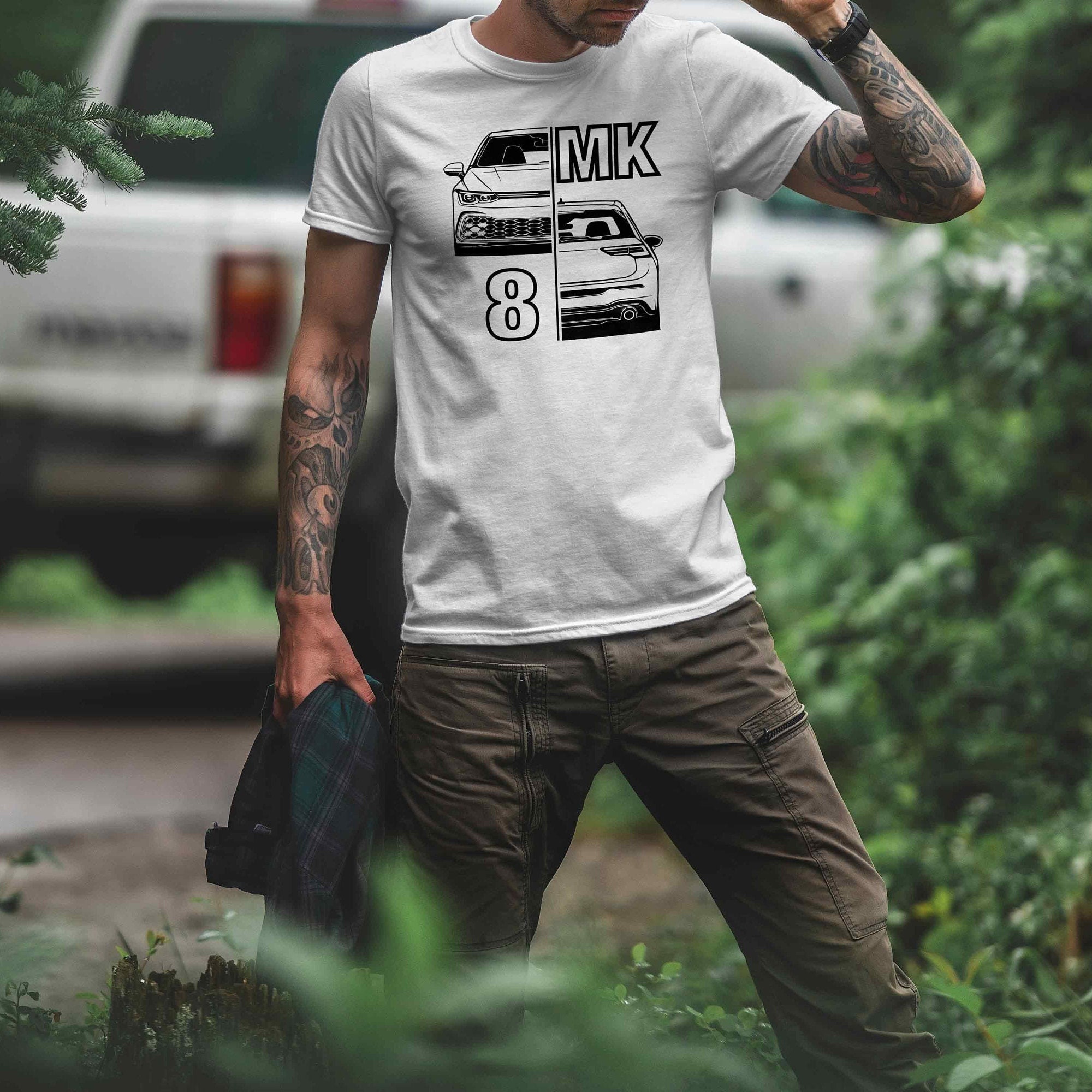 T Shirt Maglia Golf Gti Volkswagen Golf R Design T-Shirt Hardcore Euro