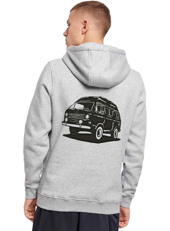 Hoody Bulli, Hooded Sweater for Volkswagen Bulli Fans, Classic Car Fans, VW  T3, Transporter, Campervan, Heavy Hoody 300 Grams 
