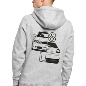 Hoody - 8L split, Audi A3 (Type L) Print, for Audi fans, Audi A3 & S3 fans, Gift for car lovers, S Line,