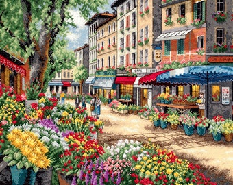 Paris Market - 35256 Dimensions - Cross Stitch Kit