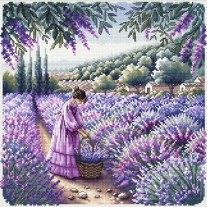 "Perfume de Provence" Cross Stitch Kit - P031 AVA Stitch