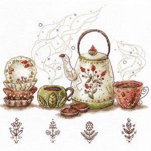 Cross Stitch Kit. TEA KEEPERS. Andriana SANH-06